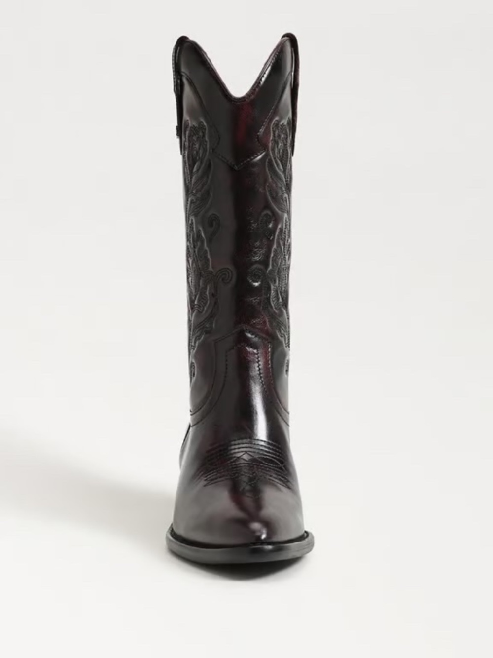 Sam Edelman Rue Western Boot (Merlot) - Picture 5 of 9